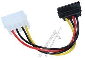 Delock Internal Power Supply Cable - Cable Power Sata Hdd > 4 Pin Male – Angled